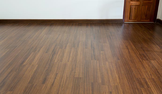 Clean wooden floor