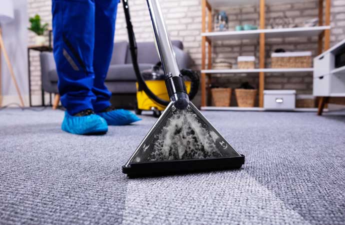 Carpet vaccuming service