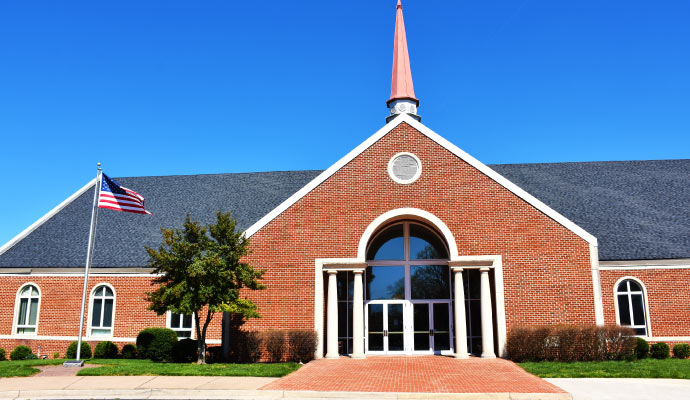 clean entryways of church