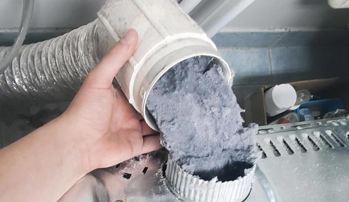 Clogged dryer vent