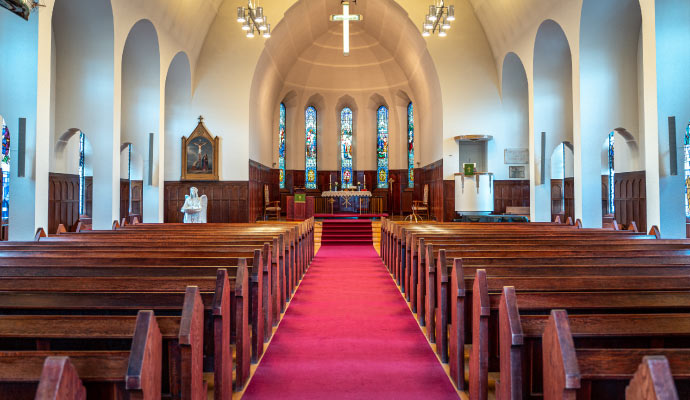 clean church space