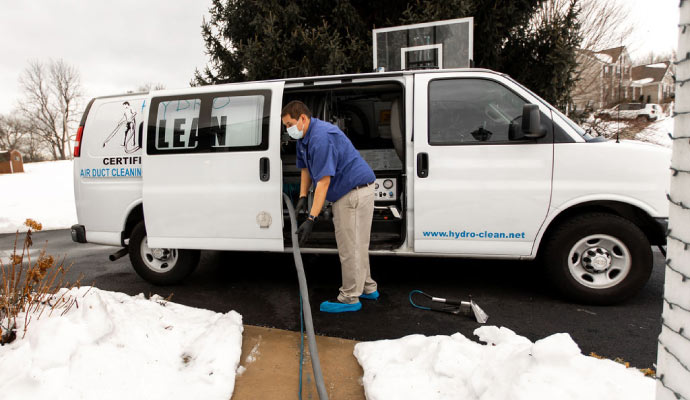 Hydro Clean Certified Restoration service vehicle