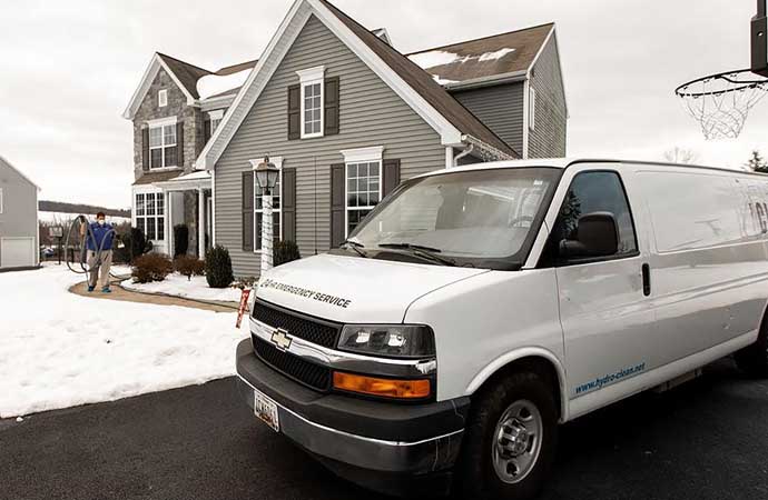 Service vehicle or van of Hydro Clean