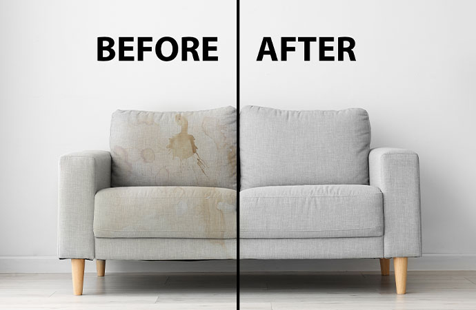 Comparing Between Before And After Cleaning